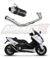 πλήρες σύστημα εξάτμισης με τελικό DOMINATOR Full System GP1 ΜΑΥΡΟ κατάλληλο για μοτοσυκλέτα Yamaha XP 530 T-MAX 2012 - 2016 6