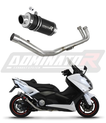 πλήρες σύστημα εξάτμισης με τελικό DOMINATOR Full System GP1 ΜΑΥΡΟ κατάλληλο για μοτοσυκλέτα Yamaha XP 530 T-MAX 2012 - 2016 6