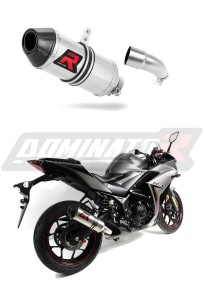 Yamaha YZF R3 2015 - 2018 εξάτμιση Τελικό HP3 + dB killer medium