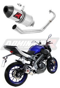 Yamaha MT 125 2014 - 2019 Full system Συλλέκτης εξάτμιση Σιγαστήρας HP3 + dB killer medium