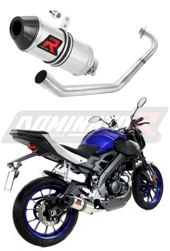 πλήρες σύστημα εξάτμισης με σιγαστήρα DOMINATOR Full System HP3 κατάλληλο για μοτοσυκλέτα Yamaha MT 125 2014 - 2019 5