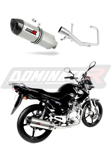 πλήρες σύστημα εξάτμισης με τελικό DOMINATOR Full System HP1 κατάλληλο για μοτοσυκλέτα Yamaha YBR 125 2009 - 2018 5