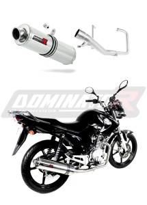 Yamaha YBR 125 2009 - 2018 Ολοκληρωμένο σύστημα Πολλαπλή εξαγωγής Σιγαστήρας ST + dB killer medium