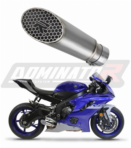 εξάτμιση τελικό DOMINATOR Τιτανίου GP3 κατάλληλο για μοτοσυκλέτα YZF R6 2017 - 2023 6