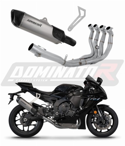 πλήρες σύστημα εξάτμισης με τελικό DOMINATOR Full System Race HP6 Τιτανίου κατάλληλο για τη μοτοσυκλέτα YZF R1 1000 RN65 2020 - 2022 6