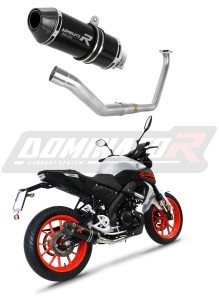 Yamaha MT 125 2020 Full system Ολόκληρο σύστημα εξάτμισης Χταπόδι Τελικό HP3 BLACK + dB killer medium