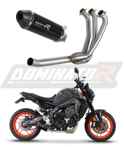 Yamaha MT 09 2021 - 2023 Low Level Full system Χταπόδι εξάτμιση Τελικό HP3 BLACK + dB killer medium