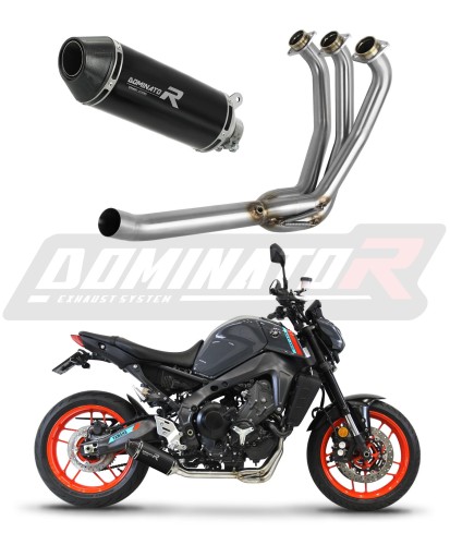 Yamaha MT 09 2021 - 2023 Low Level Full system Χταπόδι εξάτμιση Τελικό HP3 BLACK + dB killer medium