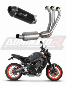 Yamaha MT 09 2021 - 2023 Low Level EX Πλήρες σύστημα Πολλαπλή εξάτμισης Σιγαστήρας HP3 BLACK + dB killer μεσαίο