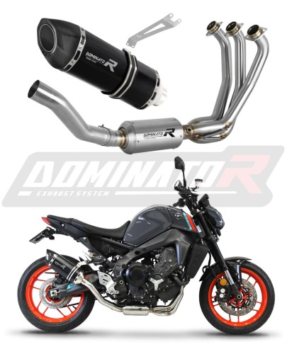 Yamaha MT 09 2021 - 2023 EX Ολόκληρο σύστημα Χταπόδι Εξάτμιση Τελικό HP5 BLACK + dB killer medium