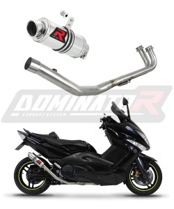Yamaha T-MAX 500 2008 - 2011 Ολόκληρο σύστημα εξάτμισης Χταπόδι Τελικό GP1 + dB killer medium