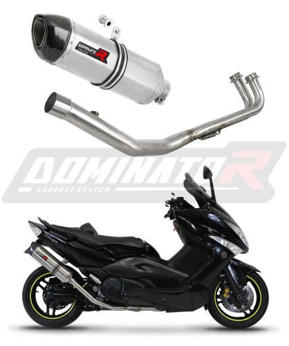 πλήρες σύστημα εξάτμισης με τελικό DOMINATOR Full System HP1 κατάλληλο για μοτοσυκλέτα Yamaha T-MAX 500 2008 - 2011 6