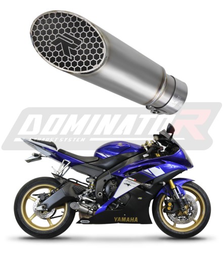 εξάτμιση σιγαστήρας DOMINATOR Τιτανίου GP3 κατάλληλος για μοτοσυκλέτα Yamaha YZF R6 2006 - 2016 6