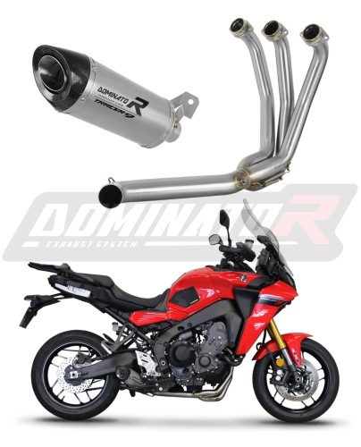 Yamaha Tracer 9 / GT 2021 - 2024 Ολόκληρο σύστημα εξάτμισης Σιγαστήρας τιτανίου HP8 + dB killer medium