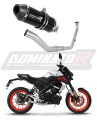 complete exhaust system with muffler DOMINATOR Full System HP3 BLACK fits to Yamaha MT 125 2021  2024 6