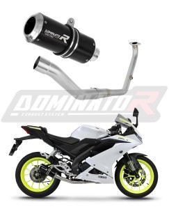 Yamaha YZF R125 2021 - 2024 Full system Συλλέκτης εξάτμιση Τελικό GP BLACK + dB killer medium