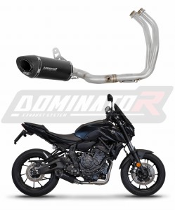 Yamaha MT 07 2021 - 2024 Ολόκληρο σύστημα Χταπόδι εξάτμιση Τελικό HP8 BLACK + dB killer