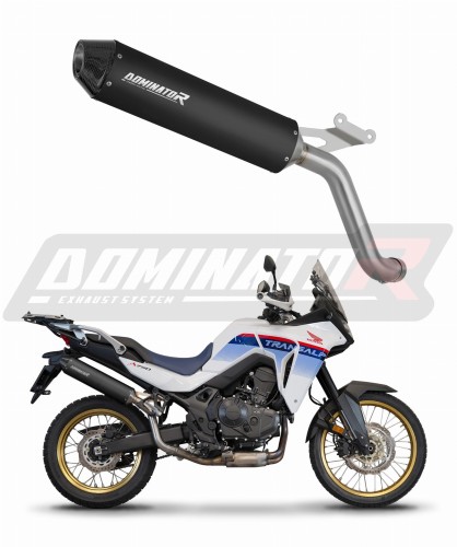εξάτμιση σιγαστήρας DOMINATOR MX2 ΜΑΥΡΟ κατάλληλο για τη μοτοσυκλέτα Honda XL 750 TRANSALP 2023  7