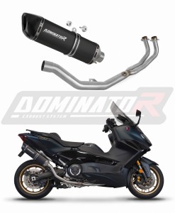 Yamaha XP 560 T-MAX 2020 - 2024 Ολόκληρο σύστημα Χταπόδι εξάτμιση Τελικό HP6 BLACK + dB killer