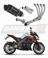 complete exhaust system with muffler DOMINATOR Full System HP1 BLACK fits to Kawasaki Z1000 2010  2013 7