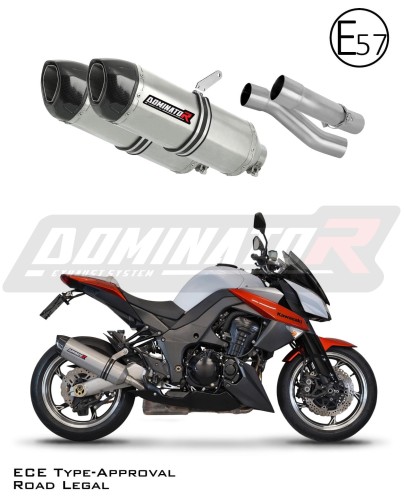 exhaust muffler DOMINATOR homologated road legal HP1 fits to Z1000 2014  2016 8