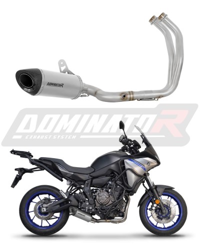 ολοκληρωμένο σύστημα εξάτμισης με τελικό DOMINATOR Full System Τιτανίου HP8 κατάλληλο για μοτοσυκλέτα Yamaha Tracer 7 / GT 2020 - 2024 3