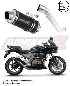 Kawasaki Z750 2004 - 2006 Εγκεκριμένη εξάτμιση Σιγαστήρας GP1 BLACK