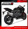 πλήρες σύστημα εξάτμισης με σιγαστήρα DOMINATOR Τιτάνιο Πλήρες Σύστημα HP6 κατάλληλο για τη μοτοσυκλέτα YZF R1 1000 RN32 2015 - 2016 3