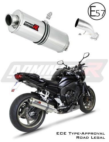 wydech tłumik DOMINATOR Homologowany Owalny pasujący do motocykla YAMAHA FZ1 1000 FAZER 2006 - 2015 8