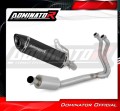 πλήρες σύστημα εξάτμισης με σιγαστήρα DOMINATOR Full System HP8 ΜΑΥΡΟ κατάλληλο για μοτοσυκλέτα Kawasaki Z400 2018 - 2023 2