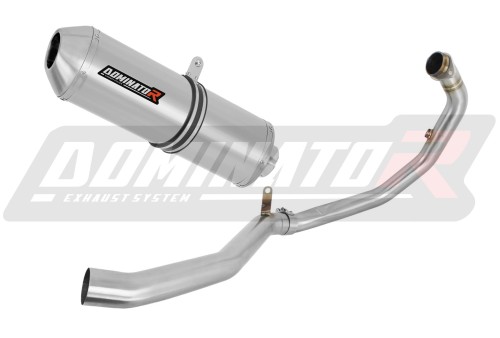πλήρες σύστημα εξάτμισης με τελικό DOMINATOR Full System OVR κατάλληλο για μοτοσυκλέτα KTM 390 Adventure 2020 - 2024