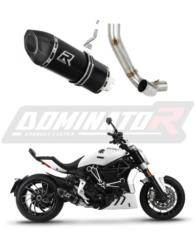 exhaust muffler DOMINATOR HP5 BLACK fits to Ducati XDiavel S 2016  2021 6