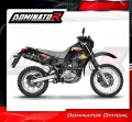 εξάτμιση τελικό DOMINATOR MX2 ΜΑΥΡΟ κατάλληλο για μοτοσυκλέτα Suzuki DR 650 R / RU / S 1990 - 1995 4