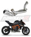 εξάτμιση τελικό decat DOMINATOR GPS Mid Pipe κατάλληλο για μοτοσυκλέτα KTM 1290/1390 Super Duke 2020 - 2024