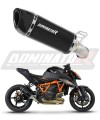 εξάτμιση τελικό DOMINATOR HP6 ΜΑΥΡΟ για τη μοτοσυκλέτα KTM 1290/1390 Super Duke 2020 - 2025