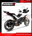 εξάτμιση τελικό DOMINATOR HP3 ΜΑΥΡΟ κατάλληλο για τη μοτοσυκλέτα Ducati MTS MULTISTRADA 1200 2010 - 2014 4