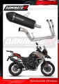 πλήρες σύστημα εξάτμισης με τελικό DOMINATOR Full System HP7 ΜΑΥΡΟ κατάλληλο για τη μοτοσυκλέτα Benelli TRK 702 / TRK 702X 2023 - 2024