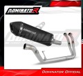πλήρες σύστημα εξάτμισης με τελικό DOMINATOR Full System HP7 ΜΑΥΡΟ κατάλληλο για τη μοτοσυκλέτα Benelli TRK 702 / TRK 702X 2023 - 2024 2