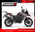πλήρες σύστημα εξάτμισης με τελικό DOMINATOR Full System HP7 ΜΑΥΡΟ κατάλληλο για τη μοτοσυκλέτα Benelli TRK 702 / TRK 702X 2023 - 2024 3