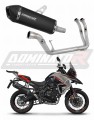 πλήρες σύστημα εξάτμισης με τελικό DOMINATOR Full System HP7 ΜΑΥΡΟ κατάλληλο για τη μοτοσυκλέτα Benelli TRK 702 / TRK 702X 2023 - 2024 5