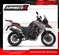 ολοκληρωμένο σύστημα εξάτμισης με τελικό DOMINATOR Full System P7 ΜΑΥΡΟ κατάλληλο για τη μοτοσυκλέτα Benelli TRK 702 / TRK 702X 2023 - 2024 3