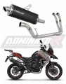 complete exhaust system with muffler DOMINATOR Full System P7 BLACK fits to Benelli TRK 702 / TRK 702X 2023  2024 5