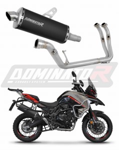 Benelli TRK 702 / TRK 702X 2023 - 2024 Ολόκληρο σύστημα Χταπόδι εξάτμιση Τελικό P7 BLACK + dB killer