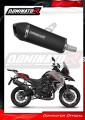 εξάτμιση τελικό DOMINATOR HP7 BLACK κατάλληλο για μοτοσικλέτα Benelli TRK 702 / TRK 702X 2023 - 2024