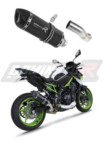 εξάτμιση τελικό DOMINATOR HP1 ΜΑΥΡΟ για τη μοτοσυκλέτα Kawasaki Z 900 A2 2020 - 2024 6