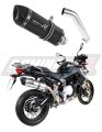 exhaust muffler DOMINATOR homologated road legal BLACK HP1 fits to BMW F850GS 2016  2020