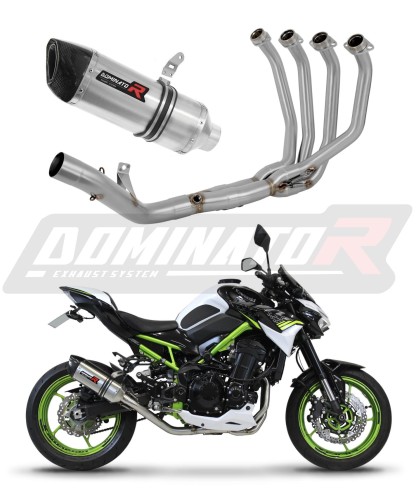 πλήρες σύστημα εξάτμισης με τελικό DOMINATOR Full System HP6 κατάλληλο για τη μοτοσυκλέτα Kawasaki Z 900 A2 2017 - 2019