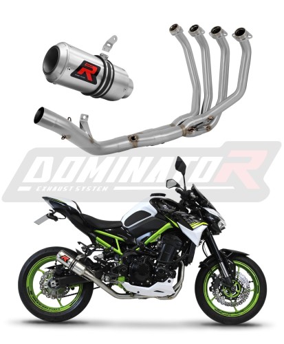 πλήρες σύστημα εξάτμισης με τελικό DOMINATOR Full System GP κατάλληλο για τη μοτοσυκλέτα Kawasaki Z 900 A2 2017 - 2019