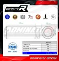 exhaust muffler DOMINATOR GP BLACK fits to Kawasaki Z 900 A2 2017  2019 6