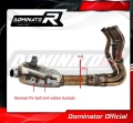 decat μεσαίο καζανάκι DOMINATOR Mid Pipe κατάλληλο για μοτοσικλέτα Kawasaki Z 900 A2 2017 - 2019 6